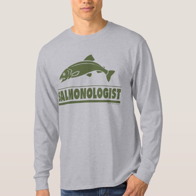 Camiseta Pesca de salmón (Anverso)