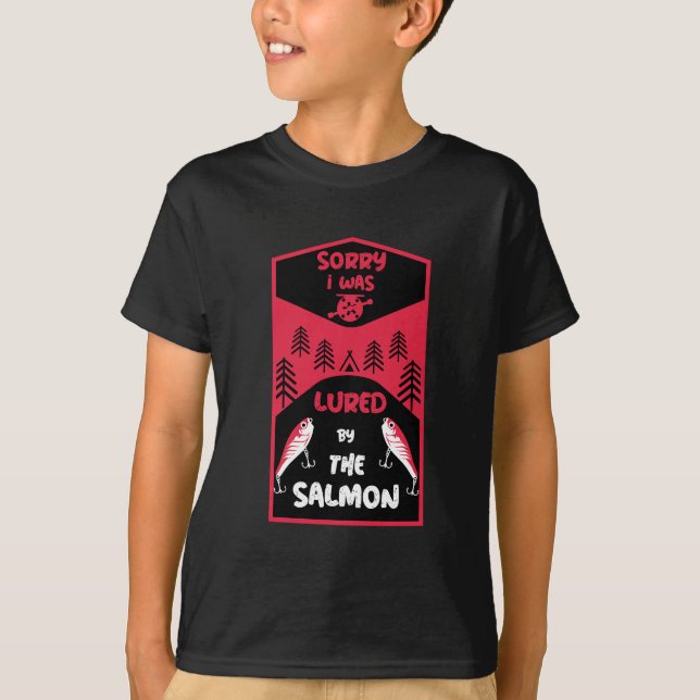 Camiseta Pesca de salmón Alaska (Anverso)