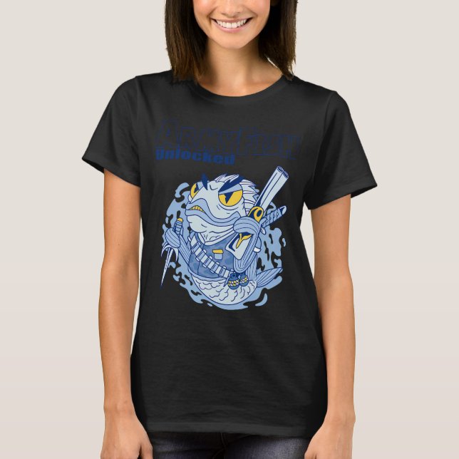Camiseta Pesca de salmón de Alaska (Anverso)
