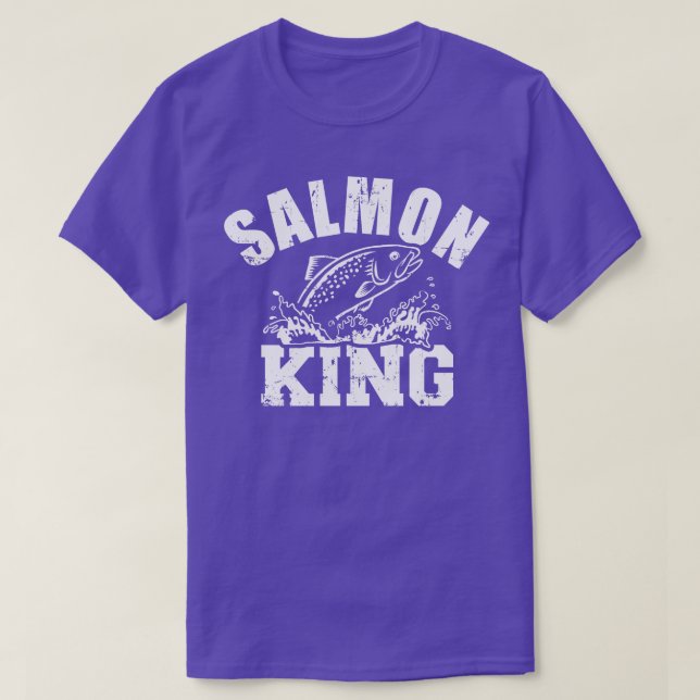 Camiseta Pesca de Salmon King (Diseño del anverso)