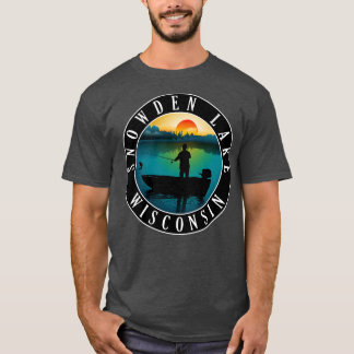 Camiseta Pesca de Snowden Lake Wisconsin