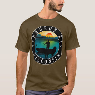 Camiseta Pesca de Sturgeon Bay Wisconsin