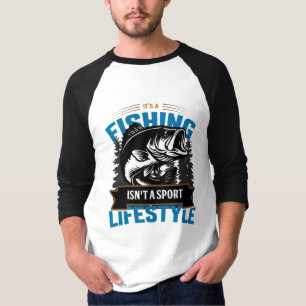 Camiseta Pesca de T-Shir gastada - igual a los más felices