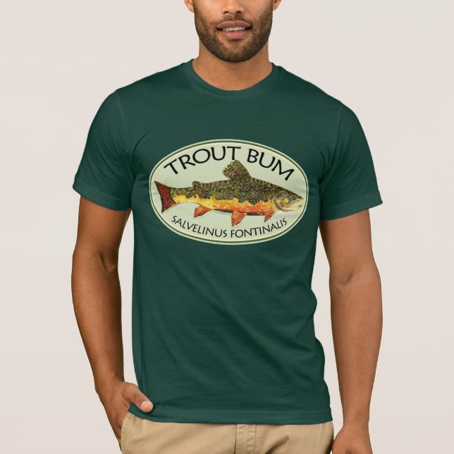 Camiseta Pesca de trucha (Anverso)