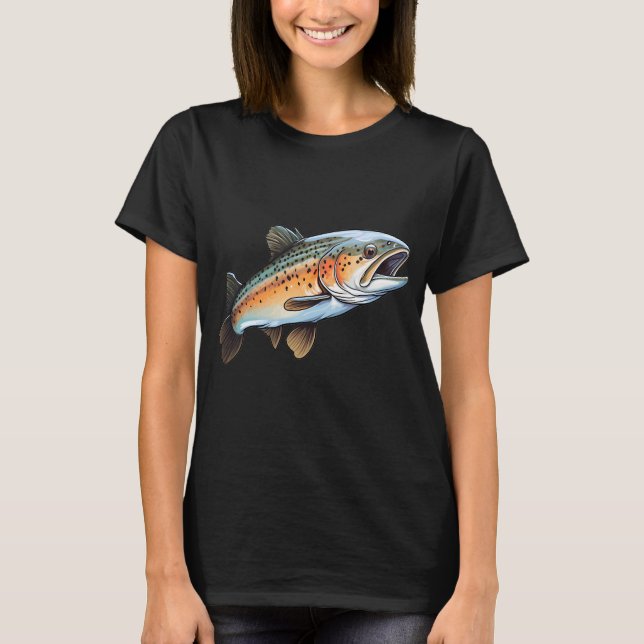 Camiseta Pesca de trucha (Anverso)