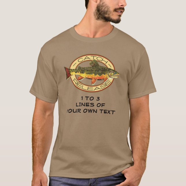 Camiseta Pesca de trucha (Anverso)