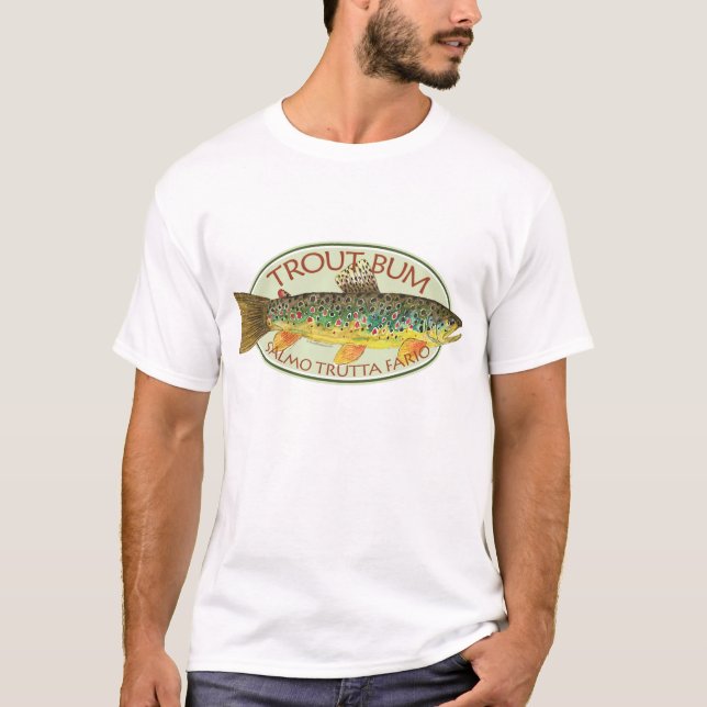 Camiseta Pesca de trucha (Anverso)