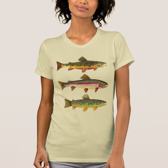 Camiseta Pesca de trucha (Anverso)
