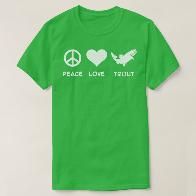 Camiseta Pesca de trucha (Diseño del anverso)
