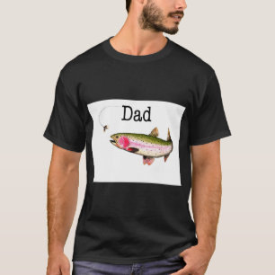 Camiseta Pesca de trucha arco iris de la pesca de mosca.