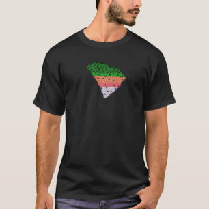 Camiseta Pesca de trucha arco iris en el Mapa Estatal de Ca