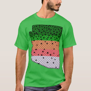 Camiseta Pesca de trucha arco iris Patrón de trucha en el e