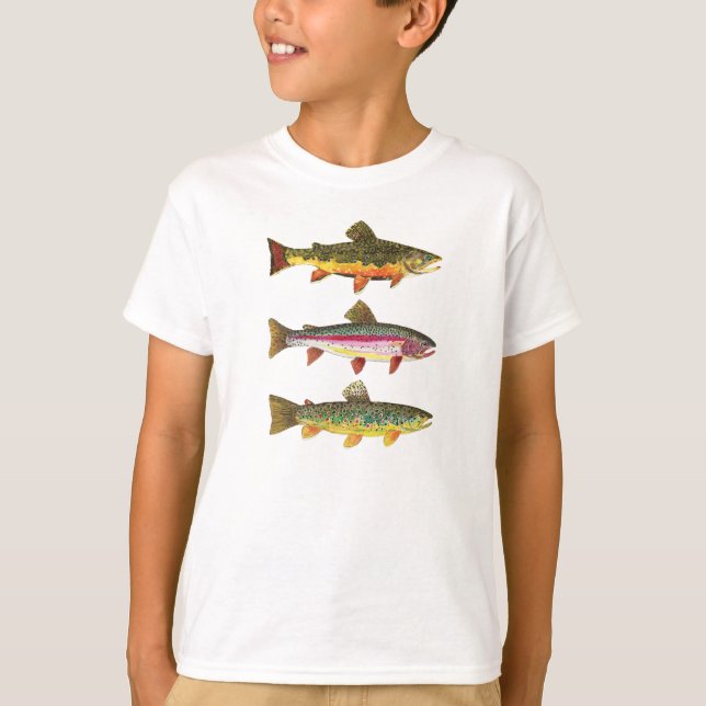 Camiseta Pesca de trucha de amor (Anverso)