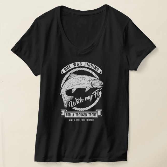 Camiseta Pesca de trucha de trouser (Distribución )