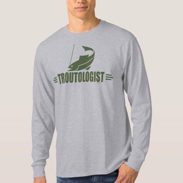 Camiseta Pesca de trucha humorística (Anverso)