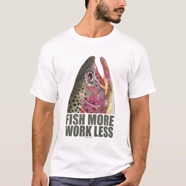 Camiseta Pesca de trucha más (Anverso)