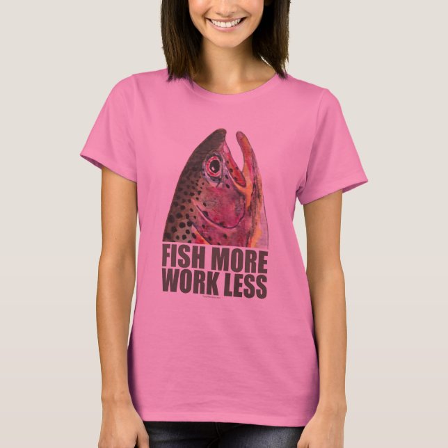 Camiseta Pesca de trucha más (Anverso)