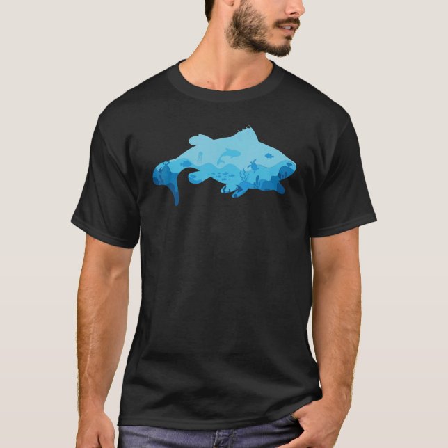 Camiseta Pesca de trucha Pesca Naturaleza Pescador al aire  (Anverso)
