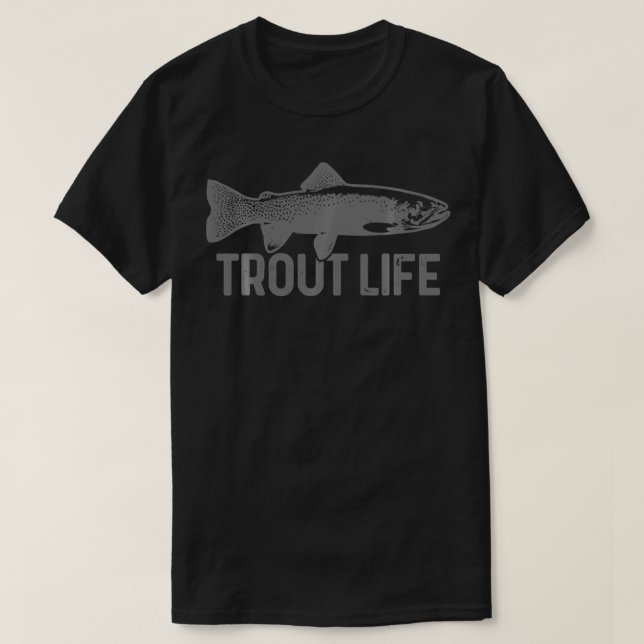 Camiseta Pesca de trucha Pesca Pesca Pescado Trucha Pescado (Diseño del anverso)