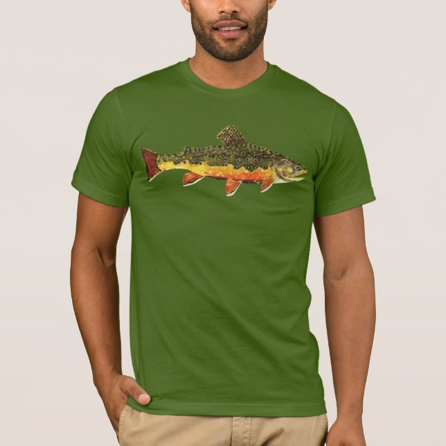 Camiseta Pesca de trucha rota (Anverso)