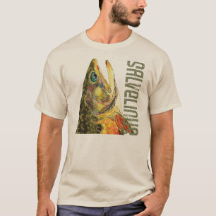 Camiseta Pesca de trucha rota