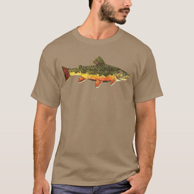 Camiseta Pesca de trucha rota (Anverso)