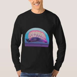 Camiseta Pesca De Un Hombre De Guerra O De Jellyfish De Gue