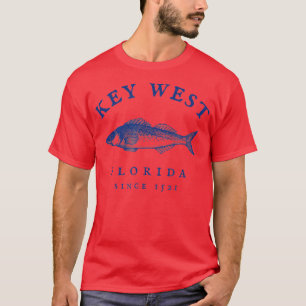 Camiseta Pesca de vintage en el oeste de Florida
