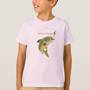 Camiseta Pesca de Yellowstone para niños
