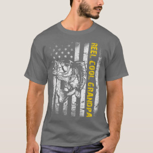 Camiseta Pesca del abuelo de Guay de los hombresGraciosa co