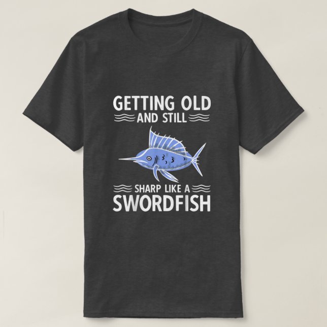 Camiseta Pesca del abuelo de los pescadores de pez espada  (Diseño del anverso)