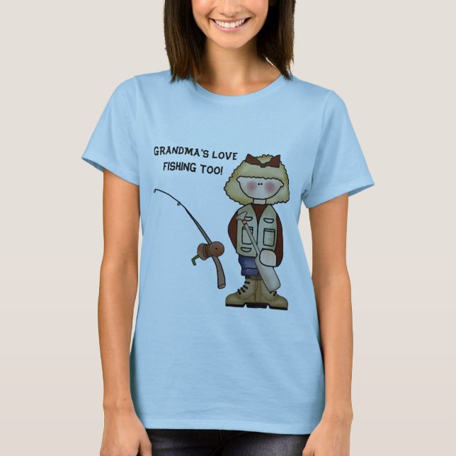 CAMISETA PESCA DEL AMOR DE LA ABUELA (Anverso)