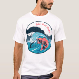 Camiseta Pesca del cazador de truchas caimán pantano