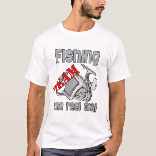 Camiseta Pesca del equipo que pesca el trato del carrete