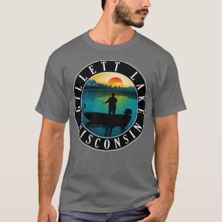 Camiseta Pesca del lago Gillett Wisconsin