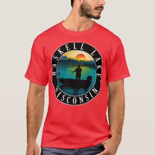 Camiseta Pesca del lago Haskell Wisconsin