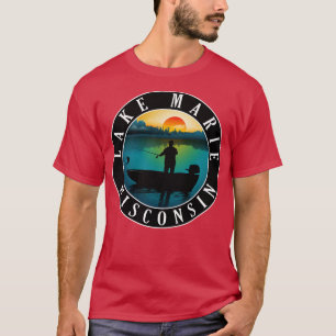 Camiseta Pesca del lago Marie Wisconsin