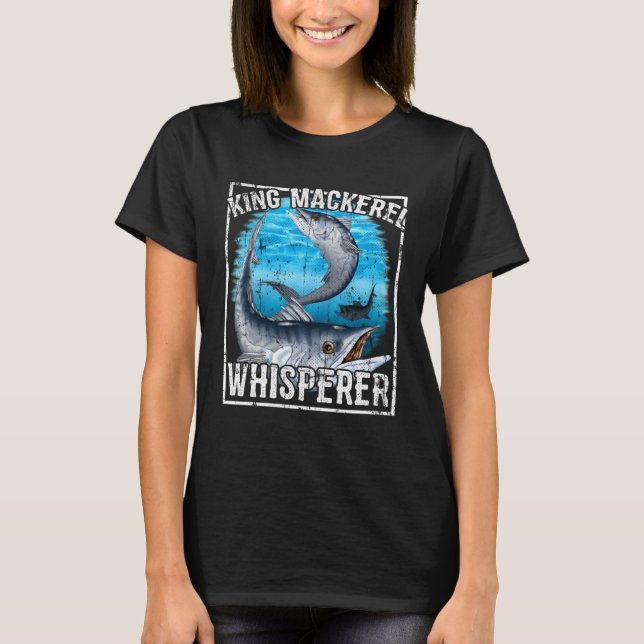 Camiseta Pesca del mar profundo del Rey Mackerel Whisperer (Anverso)