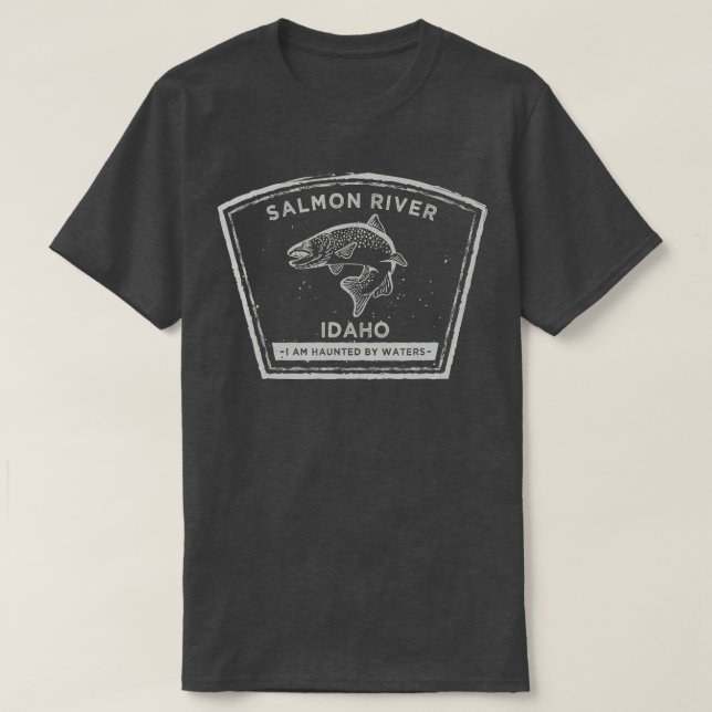 Camiseta Pesca del río Salmón Idaho (Diseño del anverso)