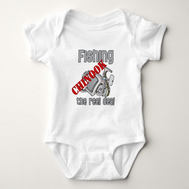 Camiseta Pesca Del Salmón Chinook (Anverso)