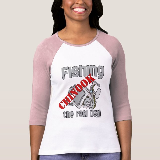 Camiseta Pesca Del Salmón Chinook (Anverso)