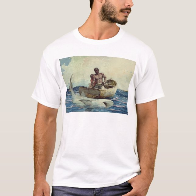 Camiseta Pesca del tiburón, 1885 (Anverso)
