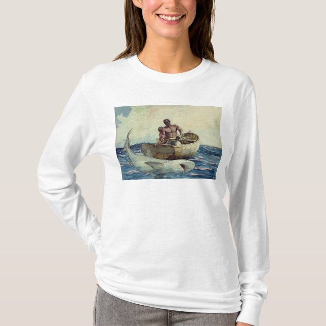 Camiseta Pesca del tiburón, 1885 (Anverso)