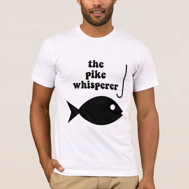 Camiseta pesca del whisperer del lucio (Anverso)