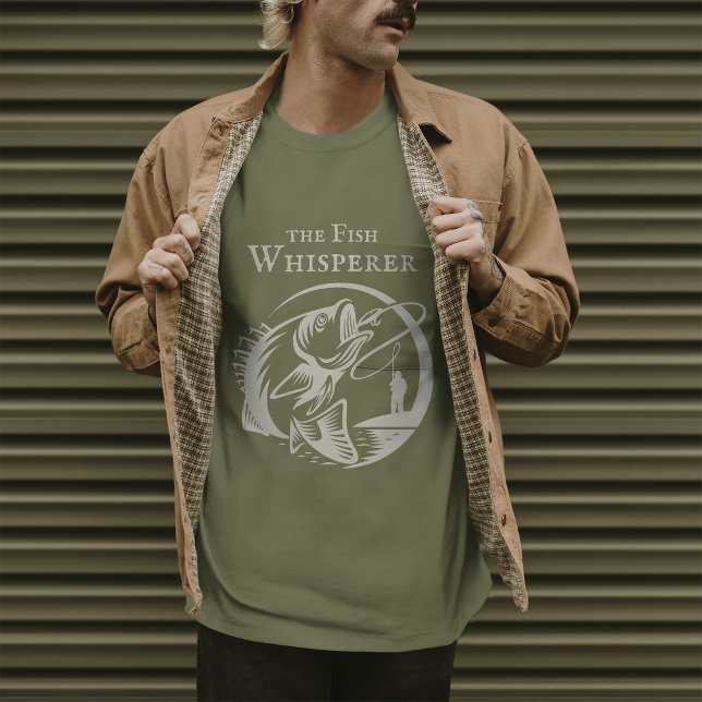 Camiseta Pesca deportiva al aire libre (A cool tshirt for the avid angler.)