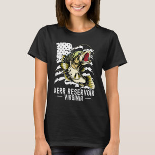 Camiseta Pesca deportiva de lubina Deportista Kerr Reservoi