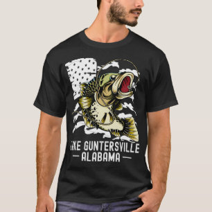 Camiseta Pesca deportiva de lubina deportista Lago Guntersv