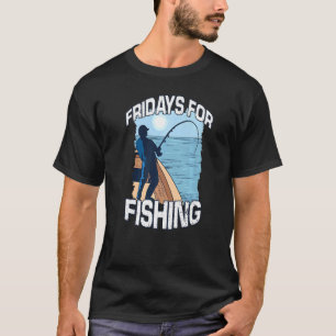 Camiseta Pesca deportiva de pesca en aguas rojas con pesca