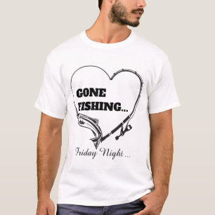 Camiseta Pesca desaparecida   Cita divertida para los hombr
