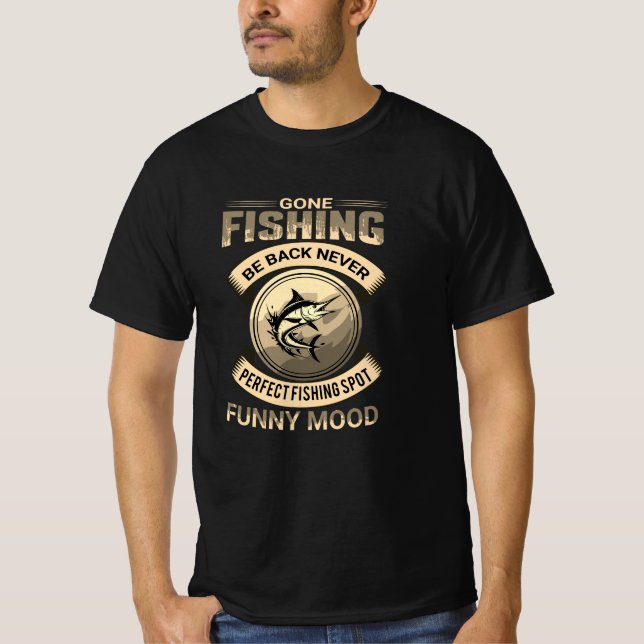 Camiseta Pesca desaparecida - La vida puede esperar (Anverso)